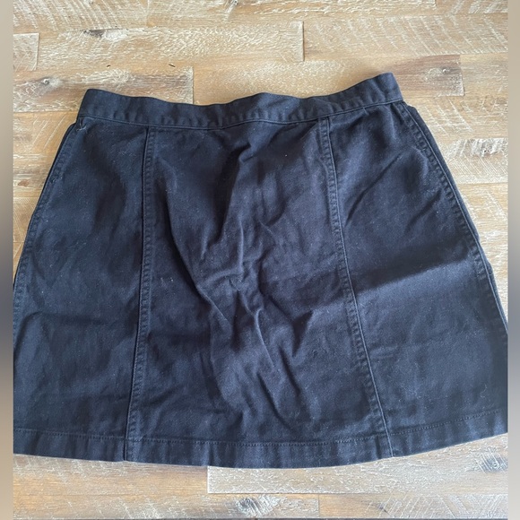 Black jean skirt! Worn once!! - Picture 3 of 4